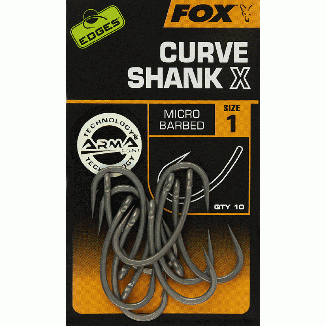 Fox Edges Armapoint Carp Fishing Hooks | Micro Barbed | All Types & Sizes Available