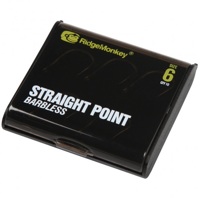 RidgeMonkey Tec Straight Point Barbless Gr.8