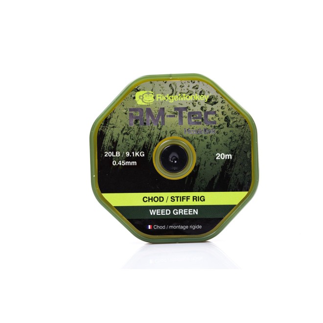 RidgeMonkey Tec Chod Stiff Rig 20lb Weed Green