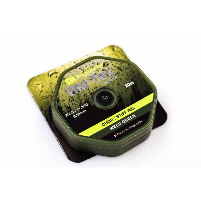RidgeMonkey Tec Chod Stiff Rig 25lb Weed Green