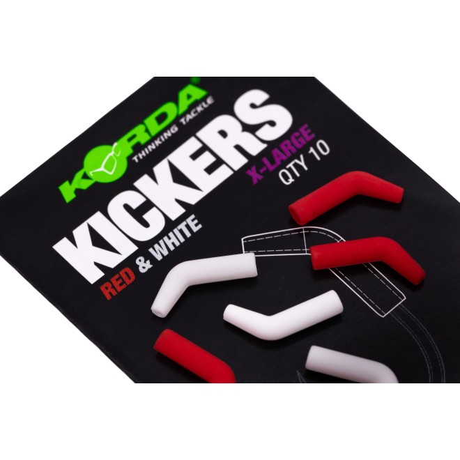 Korda Kickers White & Red