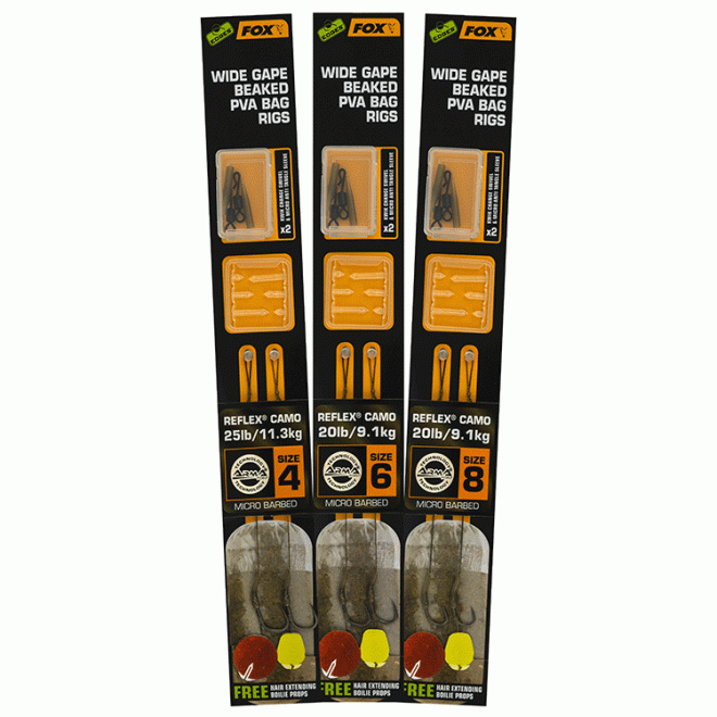 Fox Edges Wide Gape Beaked PVA Rig