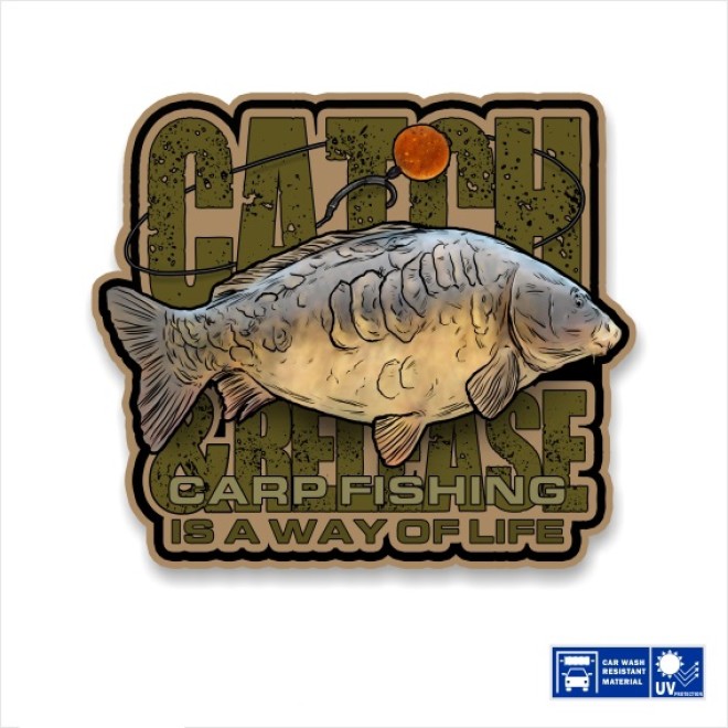 Carphunter Sticker - "Catch&Release Is a way of life"