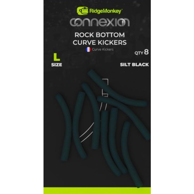 RidgeMonkey Rock Bottom Curve Kickers Silt Black