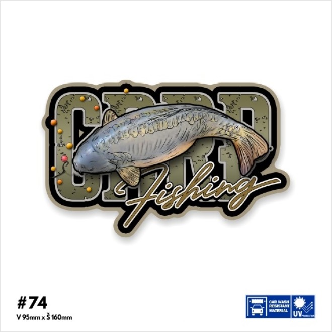 Carphunter Sticker - "Carp Fishing 2"