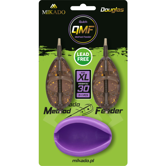 Mikado Method Feeder Douglas Q.M.F. Set XL Complete 2x40g + Feeder Mould