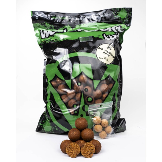 WATERCRAFT Boilies Big Vanilla PN-B 4kg