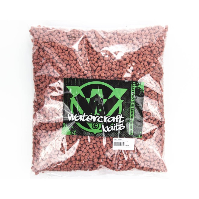 Watercraft Pellet per calamari rosa 8mm 5kg