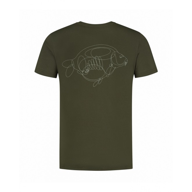 Korda One Liner Tee Olive