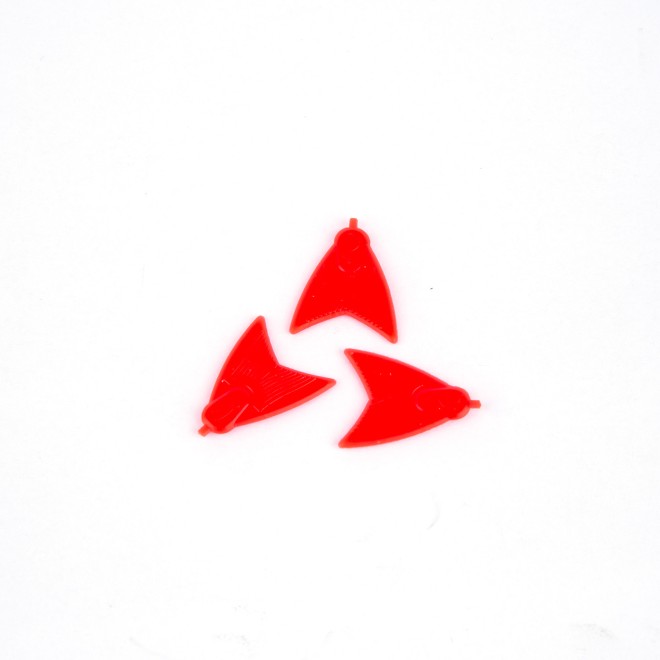 Skeater Bait Fins UV Red 10Stk.