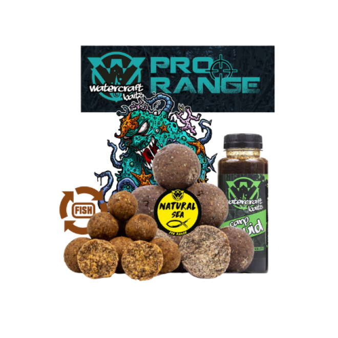 Watercraft Futterstrategie Bundle 14kg Pro Range Natural Sea