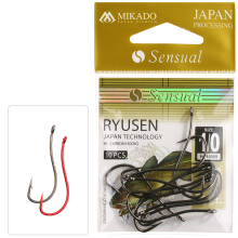 Gancio Mikado Sensual Ryusen con anello&nbsp;/&nbsp;Ganci Mikado Sensual Ryusen con anello n. 2 BN, 10 pezzi