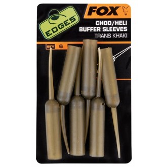 Fox Edges Chod/Heli Buffer Sleeves Trans/Khaki