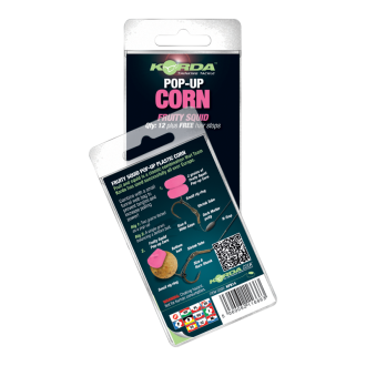 Mais a lento affondamento Korda&nbsp;/&nbsp;Korda Slow Sinking Corn Fruity Squid rosa