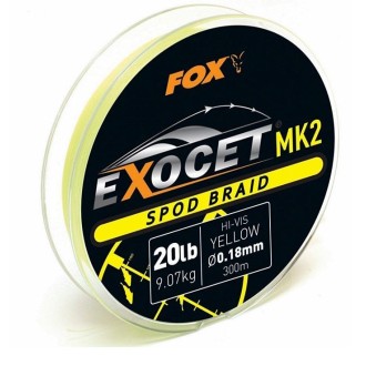 Fox Exocet MK2 Spod Braid 20lb 0,18mm 300m