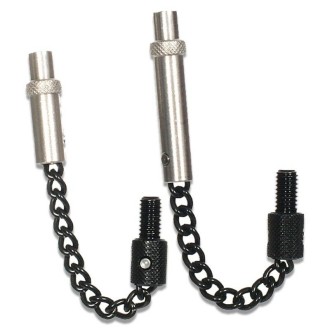 Korda Black Stainless Chain with Adaptor Short