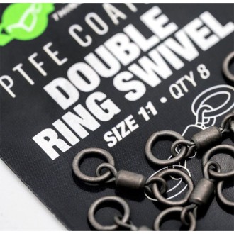 Korda PTFE Double Ring Swivel Gr.11