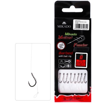 Mikado Method Feeder Hair Rig Hakengr.10 0,23mm 10cm 8Stk.