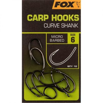 Fox Carp Hooks Curve Shank