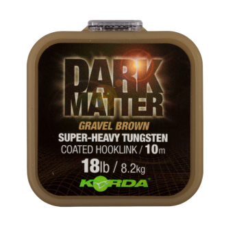 Korda Dark Matter Tungsten Coated Braid brown