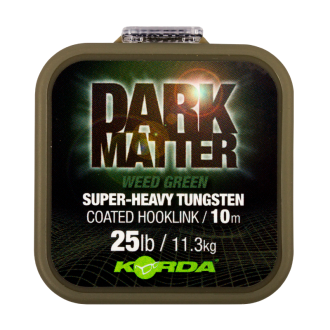 Korda Dark Matter Tungsten Coated Braid weed