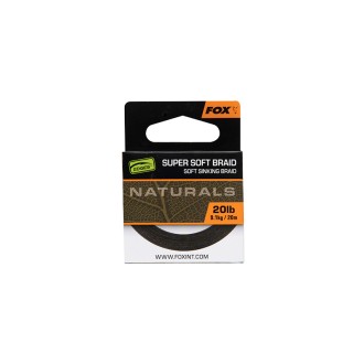 Fox Edges Naturals Soft Braid hooklength 20m
