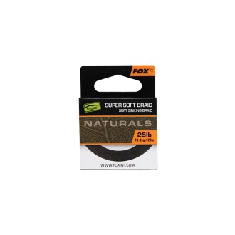 Fox Edges Naturals Soft Braid hooklength 20m