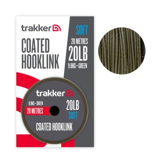 Trakker Soft Coated Hooklink Green 20m