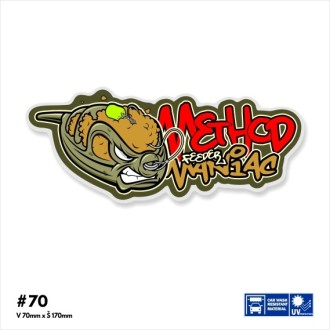 Carphunter Sticker - "Method Feeder Maniac"