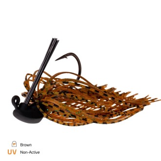 Zeck Skirted Jig 10g Gr.1&nbsp;/&nbsp;Zeck Skirted Jig 10g Gr.1/0 Brown