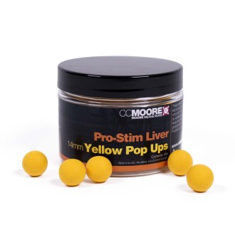 CC Moore Pro-Stim Liver Pop-Ups&nbsp;/&nbsp;CC Moore Pro-Stim Liver Pop-Ups Giallo 14mm
