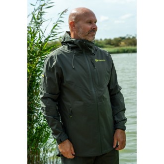 RidgeMonkey APEarel ThermaPro Waterproof Shell Coat Green&nbsp;/&nbsp;RidgeMonkey APEarel ThermaPro Waterproof Shell Coat Green M