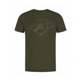 Korda One Liner Tee oliva