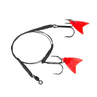 Skeater Deadbait Piketrace 7X7 2 Drillinge&nbsp;/&nbsp;Skeater Deadbait Piketrace 7X7 #008+008
