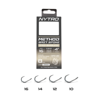 Nytro Nto-B3 Barbless Method 10cm Bait Spike&nbsp;/&nbsp;Nytro Nto-B3 Barbless Method 10cm Bait Spike Gr.12/0,23mm