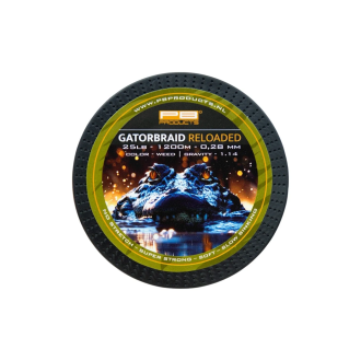 PB Products Gator Braid RELOADED 1200 m Weed 0,32 mm/30 lb
